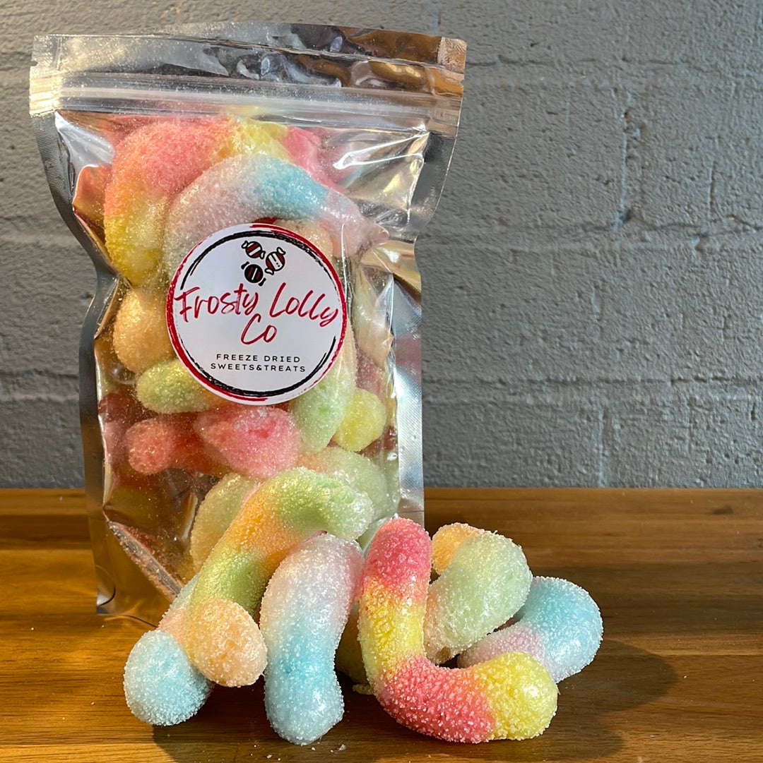 Freeze Dried Sour Worms