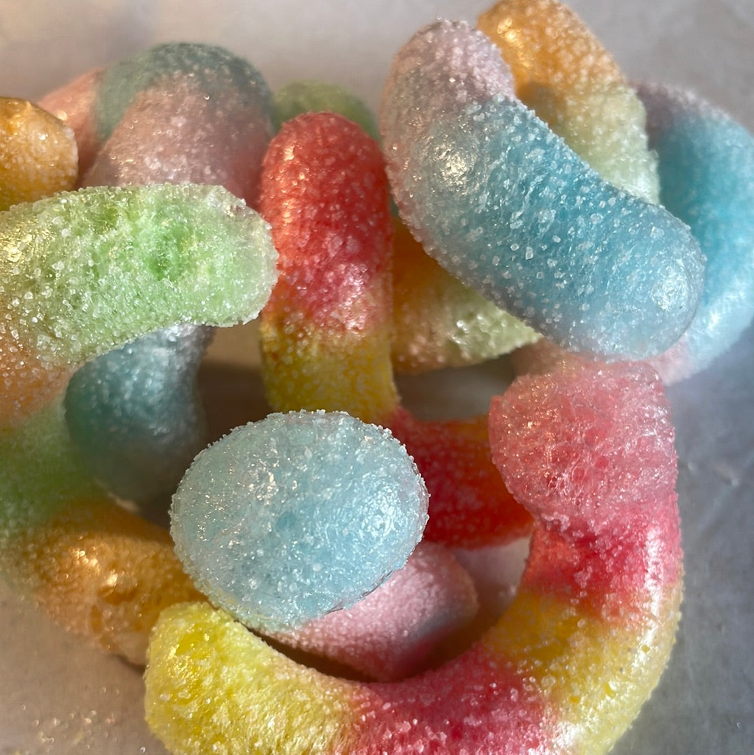 Freeze Dried Sour Worms